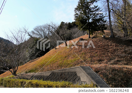 位於奈良縣二條山山麓的縣指定遺址鳥谷口古墳 位於奈良縣二條山山麓的縣指定遺址鳥谷口古墳 102236248