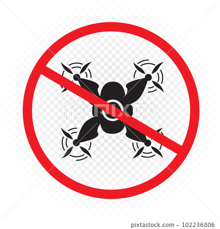 No flying drones sign symbol label 102236806