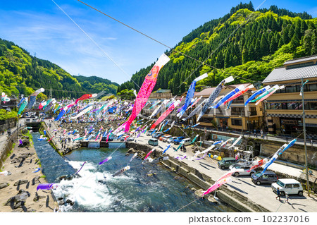 Tsuetate Onsen Koinobori Festival（熊本縣阿蘇區小國町） 102237016