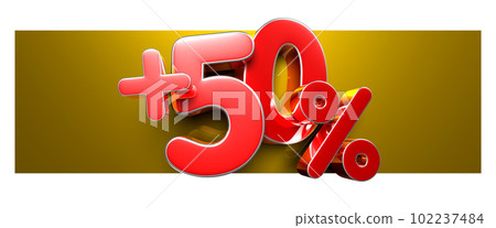 Plus 50 Percent 3d. Plus 50 Percent 3d. 102237484