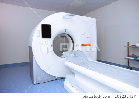 MRI - Magnetic resonance imaging scan device in hospital. MRI - Magnetic resonance imaging scan device in hospital. 102239437