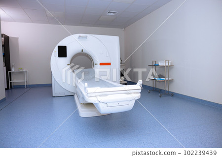MRI - Magnetic resonance imaging scan device in hospital. MRI - Magnetic resonance imaging scan device in hospital. 102239439