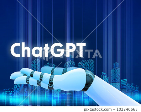 image of robot hand 102240665
