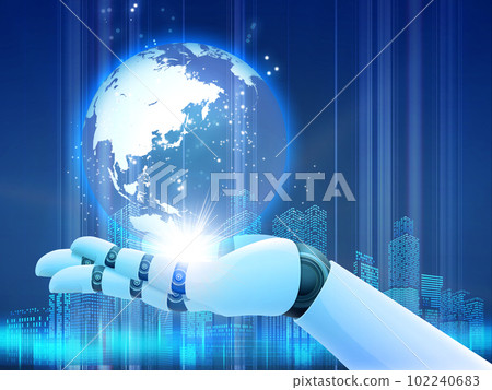 image of robot hand image of robot hand 102240683