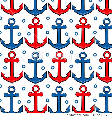 Kids vector seamless pattern with nautical symbols. Marine pattern. Can be used for wallpapers, pattern fills, web page backgrounds, surface textures, textile, wrapping. Kids vector seamless pattern with nautical symbols. Marine pattern. Can be used for wallpapers, pattern fills, web page backgrounds, surface textures, textile, wrapping. 102241379
