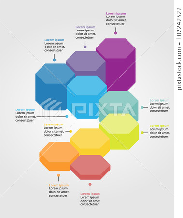 timeline with number template for infographic presentation template with 9 element for banner timeline with number template for infographic presentation template with 9 element for banner 102242522
