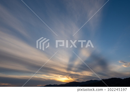 Evening landscape 102245197