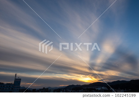 Evening landscape 102245199
