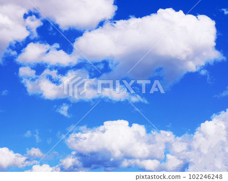 Blue sky and white clouds in summer Blue sky and white clouds in summer 102246248