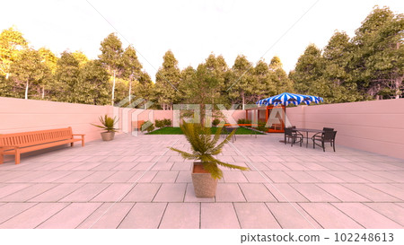 Outdoor terrace 102248613