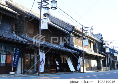 懷舊倉造建築林立的小江戶川越風景 懷舊倉造建築林立的小江戶川越風景 102249036