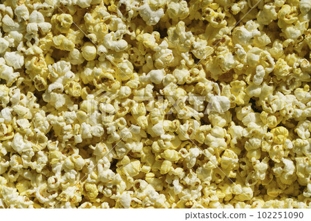 Popcorn background. Sweet food for movies and kids 102251090