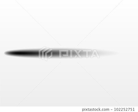 Shadow effect. Realistic blurred edges shadow of isolated template. Oval drop shadow for any vector objects 102252751
