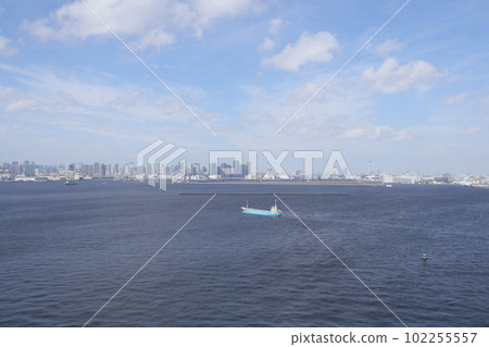 從東京門大橋看東京江東區若洲的風景 從東京門大橋看東京江東區若洲的風景 102255557