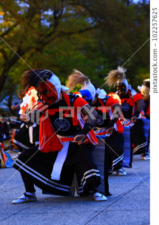 岩手縣北上市民俗藝能鬼舞 102257625