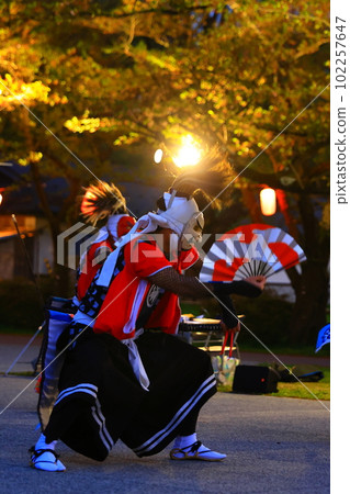 岩手縣北上市民俗藝能鬼舞 岩手縣北上市民俗藝能鬼舞 102257647