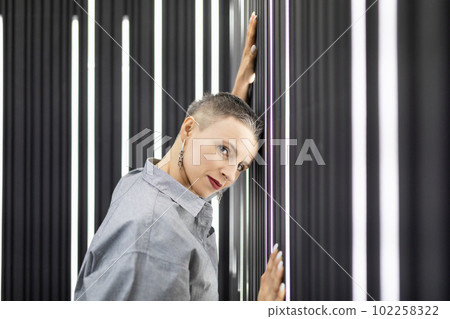 portrait of a successful woman manager in the office of her company portrait of a successful woman manager in the office of her company 102258322