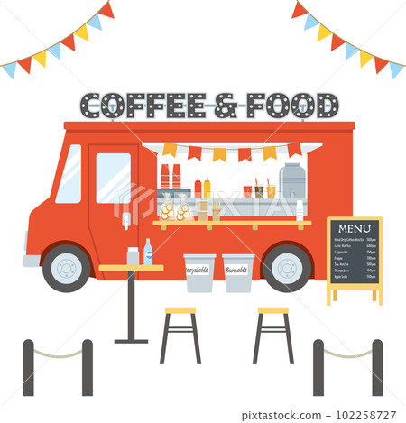 Cafe food truck 102258727
