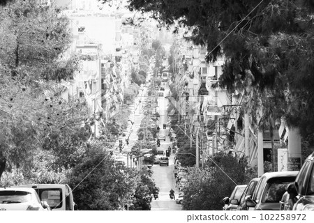 A long road in Athens 102258972
