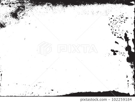 Scratched Gritty Grunge Background Texture Vector. Dust Overlay Distress Grainy Grungy Effect and Decorative Noise Effect 102259184