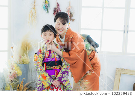 Parent and child kimono photo studio Shichigosan 102259458