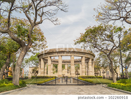 The beautiful and historical Rotonda de los Jaliscienses Ilustres 102260918
