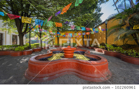 Sunny view of the cityscape of Tequila 102260961