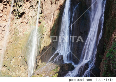 Four Ouzoud falls at Azilal province in Morocco Four Ouzoud falls at Azilal province in Morocco 102261318