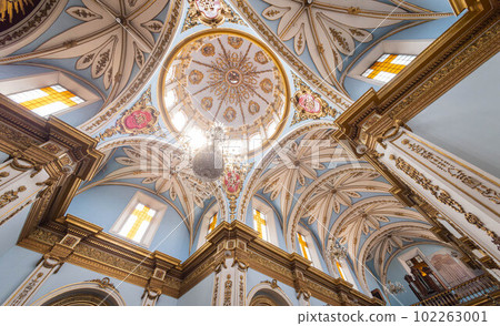 Interior view of the Templo de San Jose de Gracia Interior view of the Templo de San Jose de Gracia 102263001