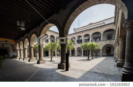 Sunny exterior view of the Government Palace 102263003