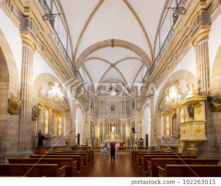 Interior view of the Templo de San Agustin Interior view of the Templo de San Agustin 102263015