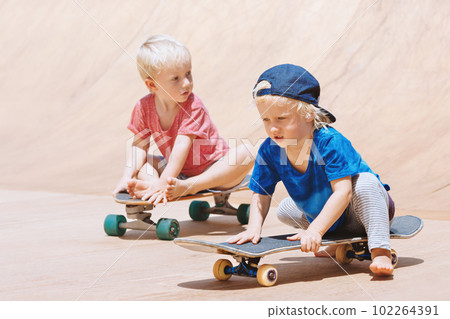 Funny skateboard riding 102264391