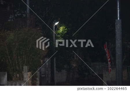 夜晚的街道和街道 夜晚的街道和街道 102264465