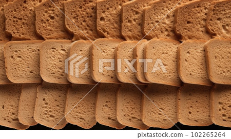 Freshly Baked Whole Wheat Bread Photorealistic Horizontal Background. Crusty Pastry, Gourmet Bakery. Ai Generated Hyperrealistic Background with Aromatic Traditional Whole Wheat Bread . Freshly Baked Whole Wheat Bread Photorealistic Horizontal Background. Crusty Pastry, Gourmet Bakery. Ai Generated Hyperrealistic Background with Aromatic Traditional Whole Wheat Bread . 102265264