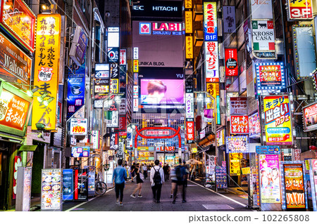 Shinjuku Kabukicho at night 102265808