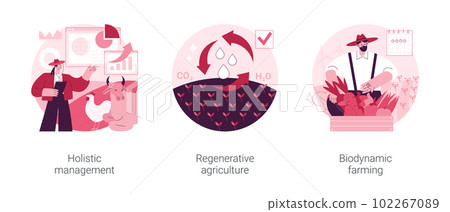 Virus protection abstract concept vector illustration set. Office disinfection service, public place sanitizing, home sterilization, clean workspace, personal protection, chemical abstract metaphor. 102267089
