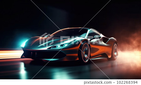 Speed racing. Illustration AI Generative Speed racing. Illustration AI Generative 102268394
