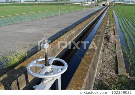 引水渠和排水渠茨城縣 引水渠和排水渠茨城縣 102269021