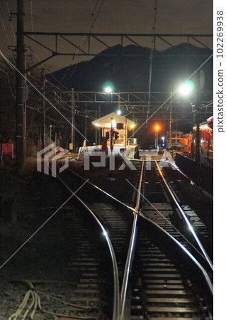 富士山電鐵（富士急行線）下吉田站夜景 102269938