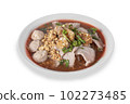 rice noodle soup with pork 102273485