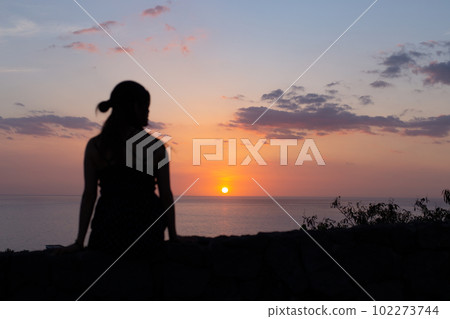 Sunset on Hawaii island Sunset on Hawaii island 102273744