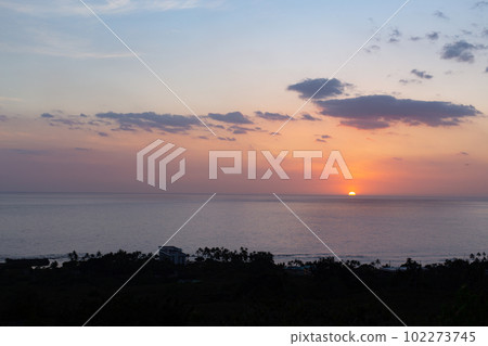 Sunset on Hawaii island Sunset on Hawaii island 102273745