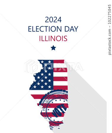 2024 Illinois vote card 102275845