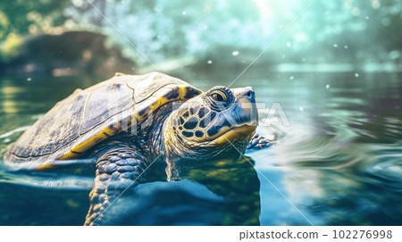 Underwater tortoise Underwater tortoise 102276998