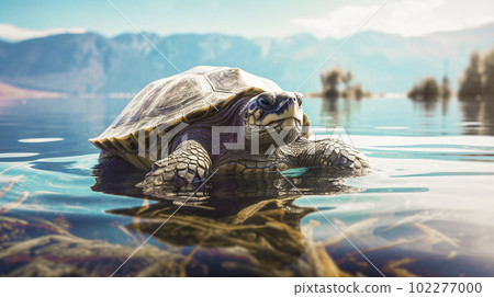 Underwater tortoise Underwater tortoise 102277000
