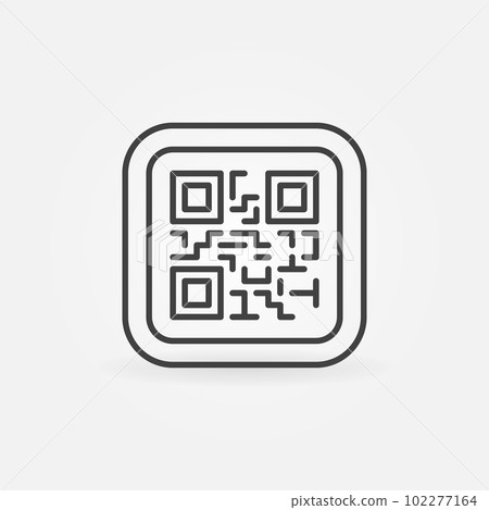 QR Code modern vector icon or symbol 102277164