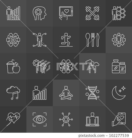 Do-it-yourself biology vector icons 102277539