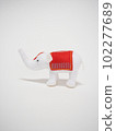 Felt work white elephant 102277689