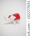 Felt work white elephant 102277691