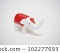Felt work white elephant 102277693
